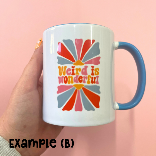SECONDS Weird is Wonderful Ceramic Mug