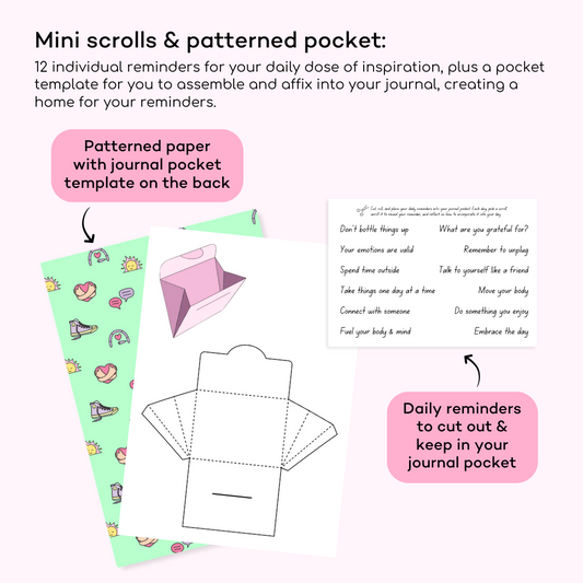 Gentle Daily Reminders: A Self-Care Journaling Kit