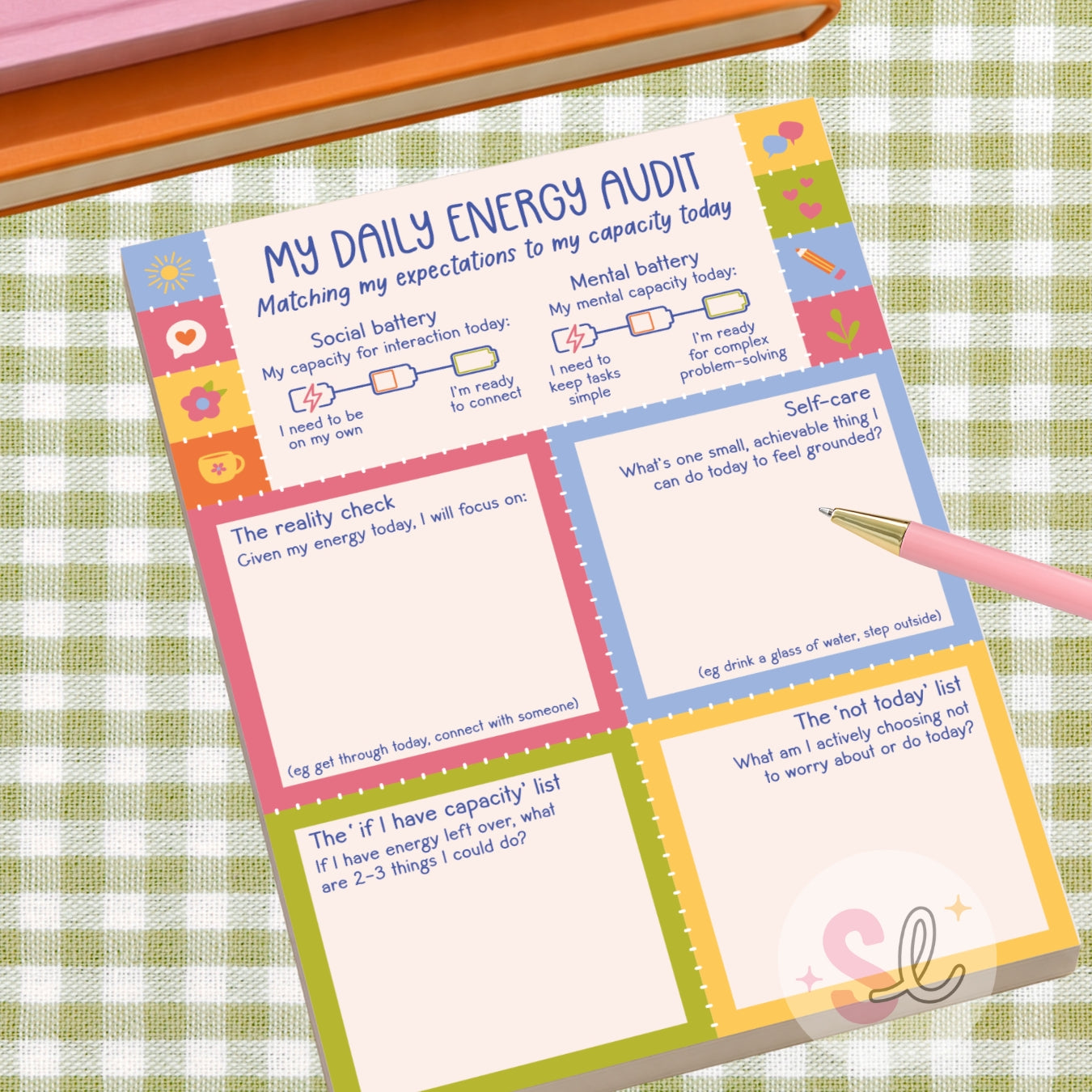 Daily Energy Audit Notepad