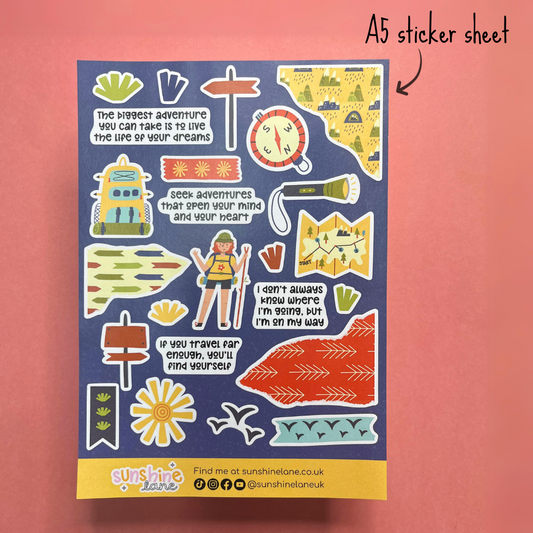 'Where to?' journalling kit - your 2026 adventure