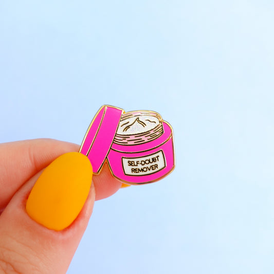 SECONDS Self-Doubt Remover Enamel Pin