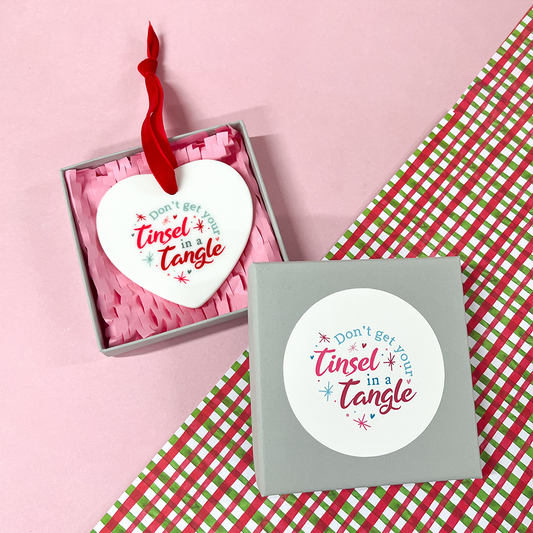 Don't Get Your Tinsel in a Tangle Christmas Ornament