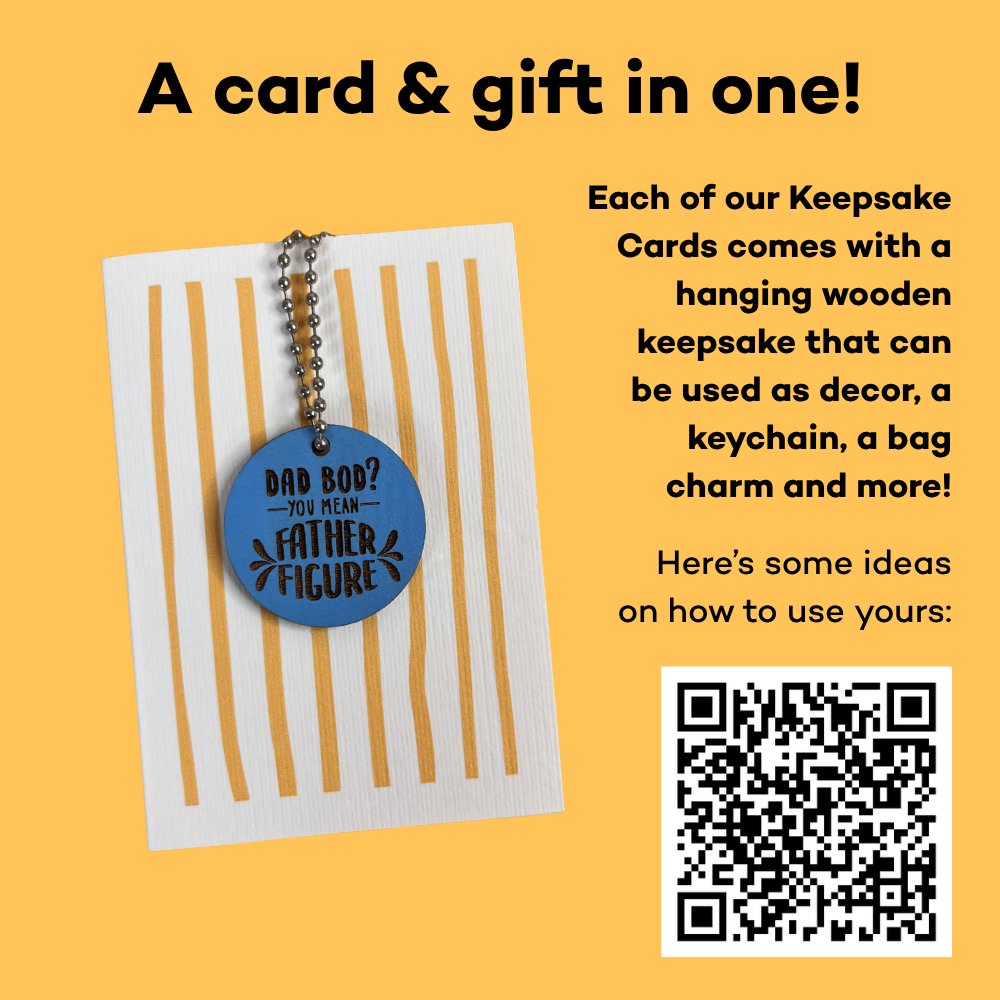 Funny Dad Bod Card - Father Figure Token Gift