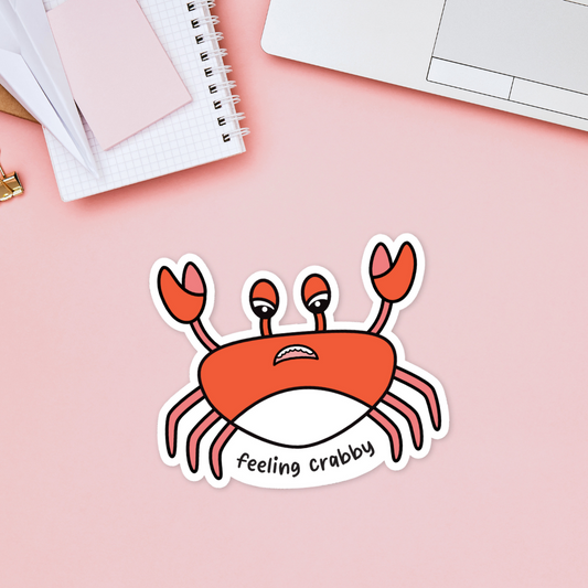 Feeling Crabby Sticker
