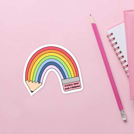 Create Your Own Rainbow Sticker