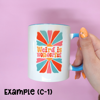 SECONDS Weird is Wonderful Ceramic Mug