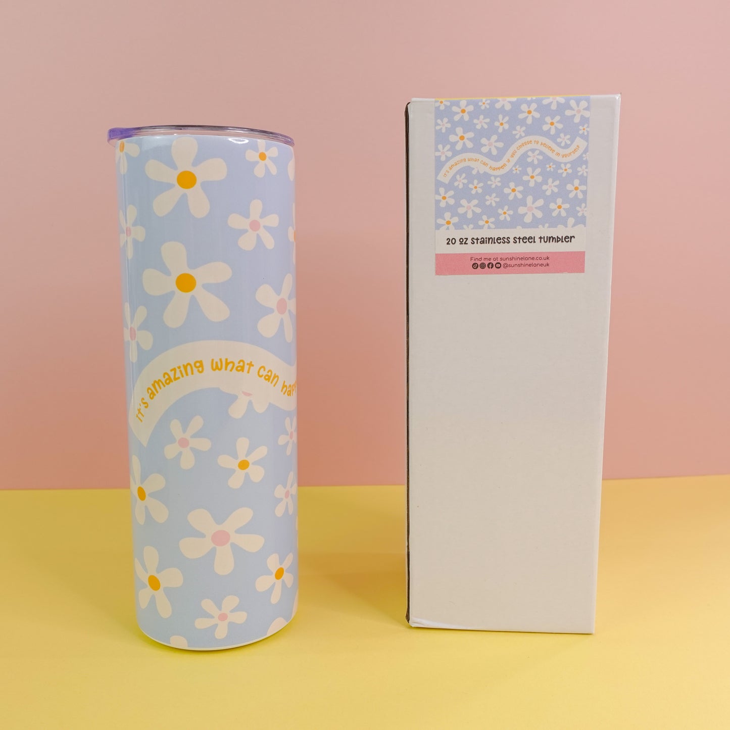 SECONDS Believe in Yourself 20 oz Stainless Steel Tumbler