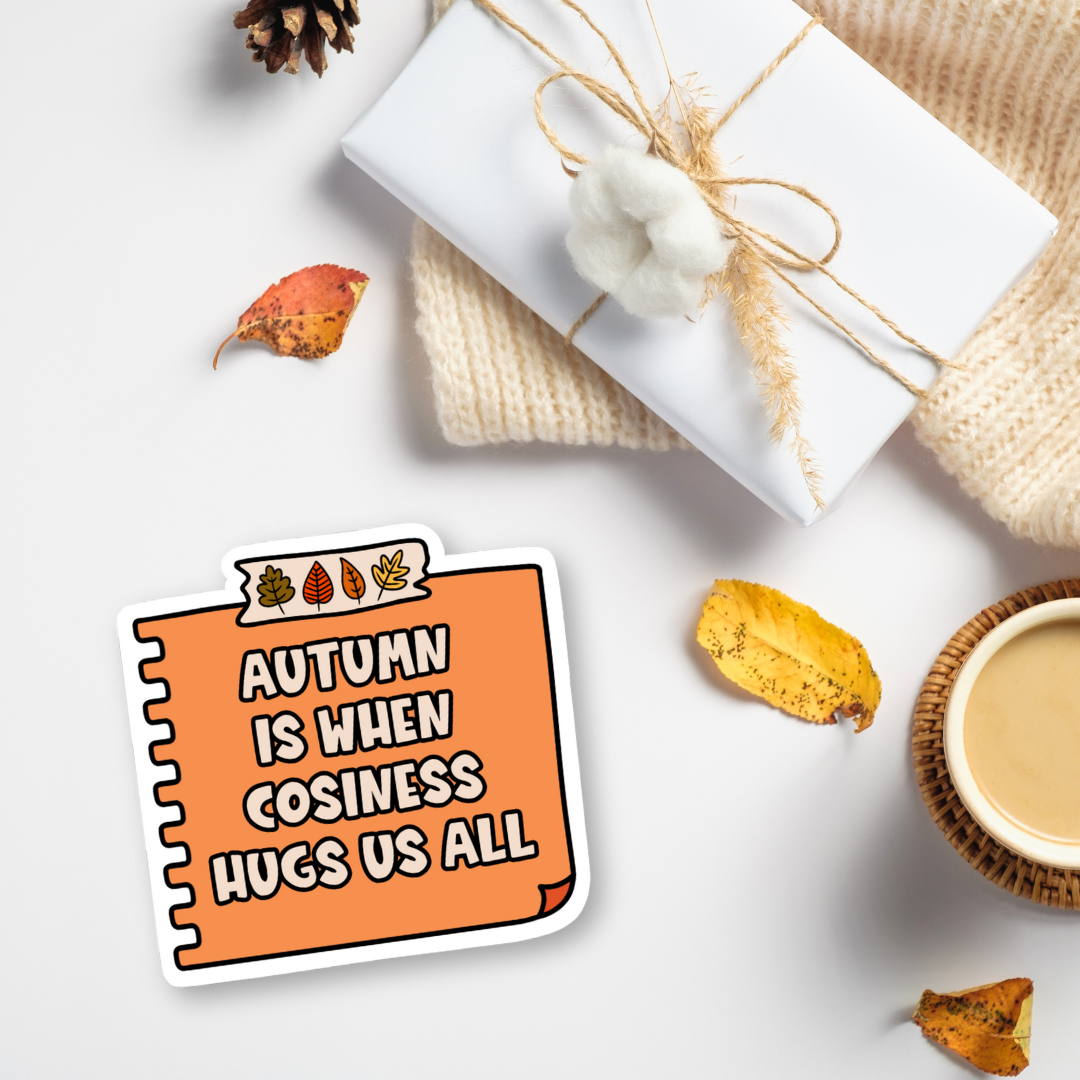 Cosy Autumn Sticker