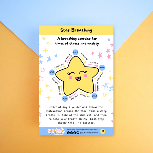 Star Breathing Sticker Sheet