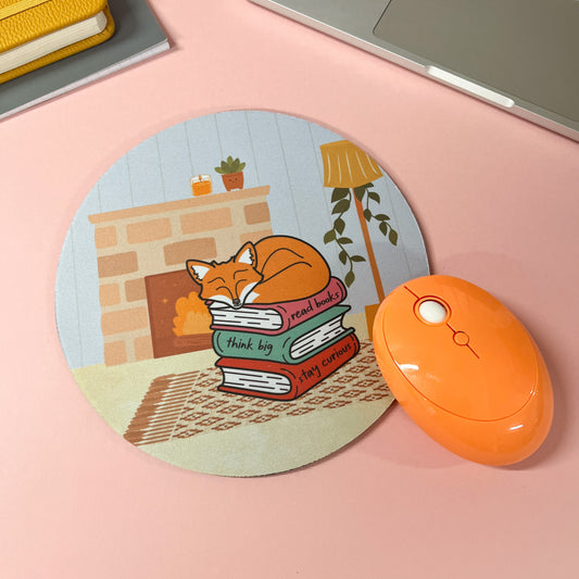 Stay Curious Mouse Pad ft. Maple the Fox