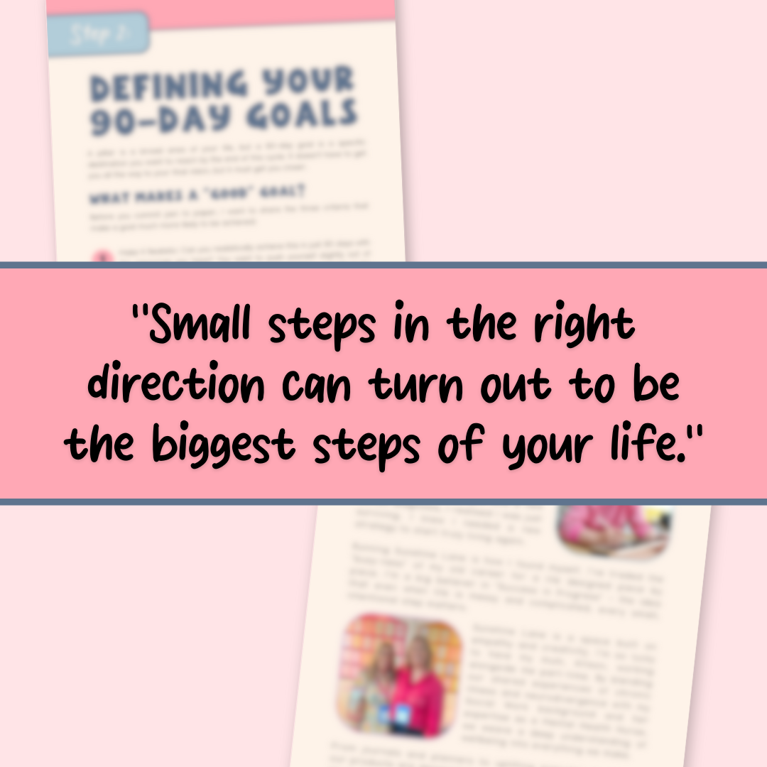 The 90-Day Roadmap E-Workbook