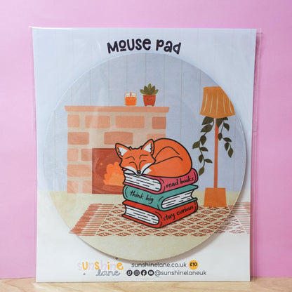 Stay Curious Mouse Pad ft. Maple the Fox