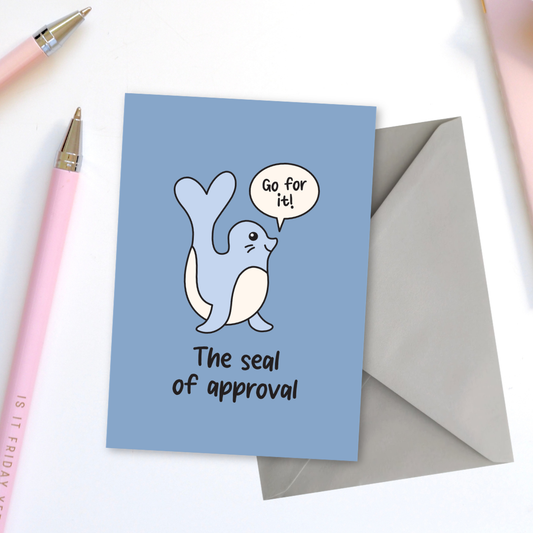 Seal Of Approval Greeting Card