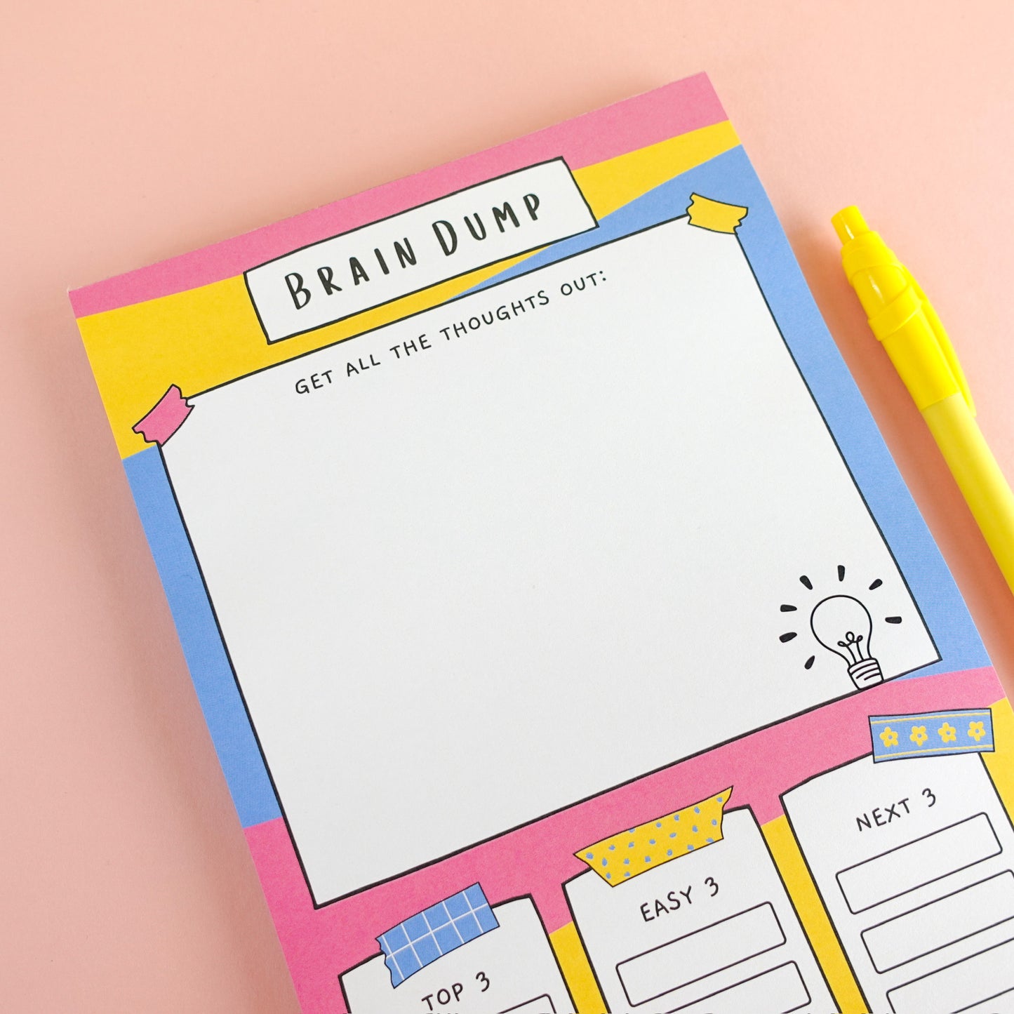 Brain Dump Notepad - A5