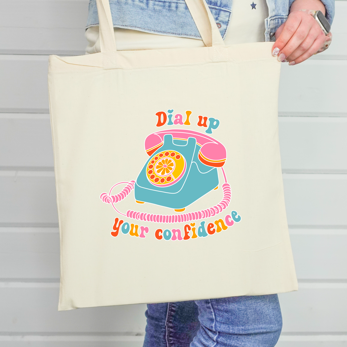 Dial Up Your Confidence Tote Bag