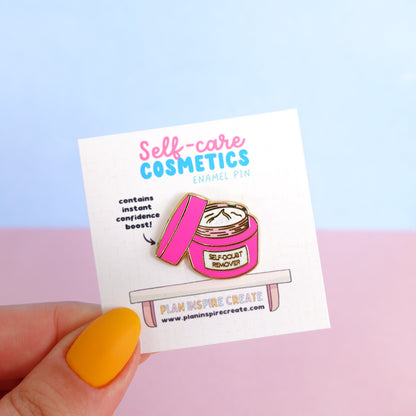SECONDS Self-Doubt Remover Enamel Pin