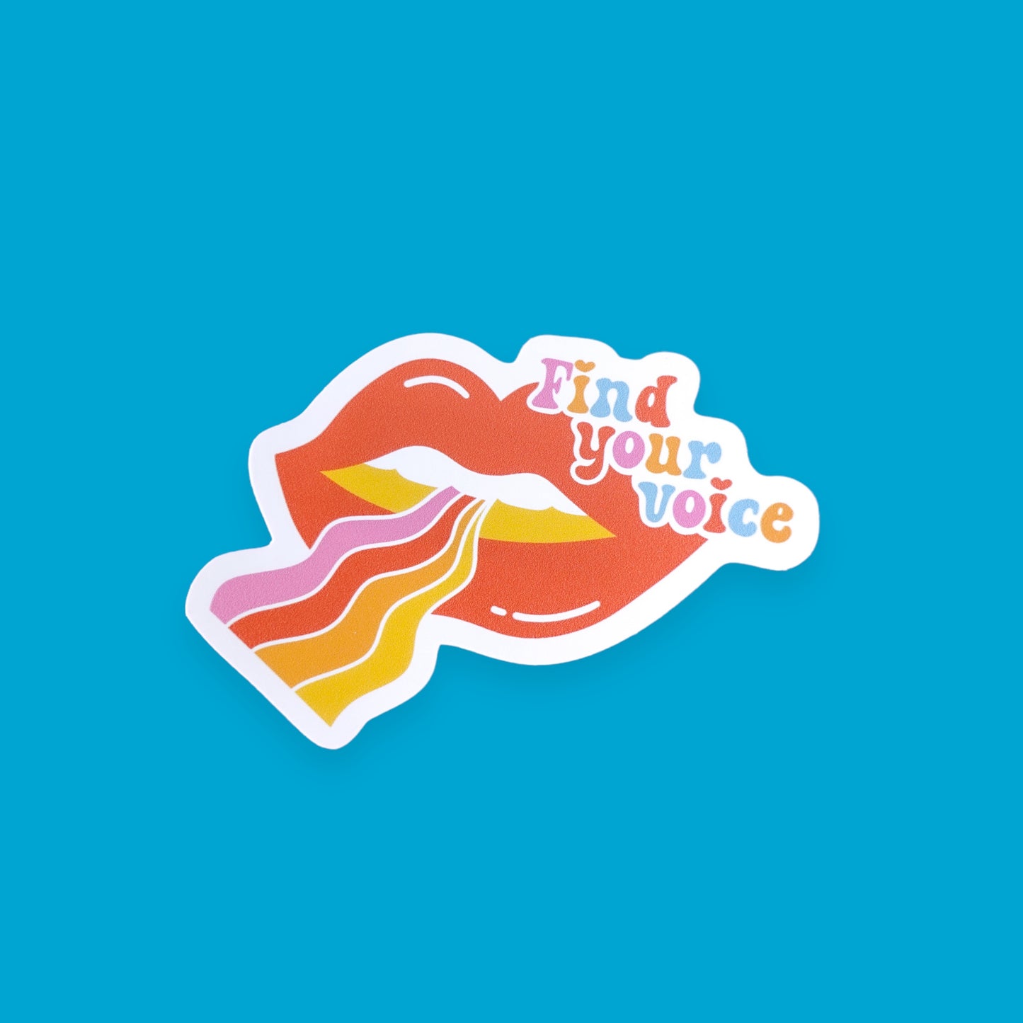 Find Your Voice Sticker