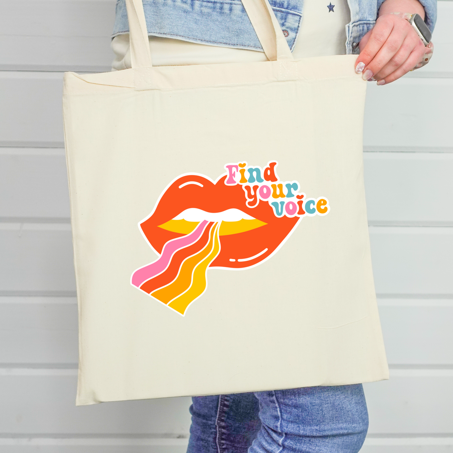 Find Your Voice Tote Bag