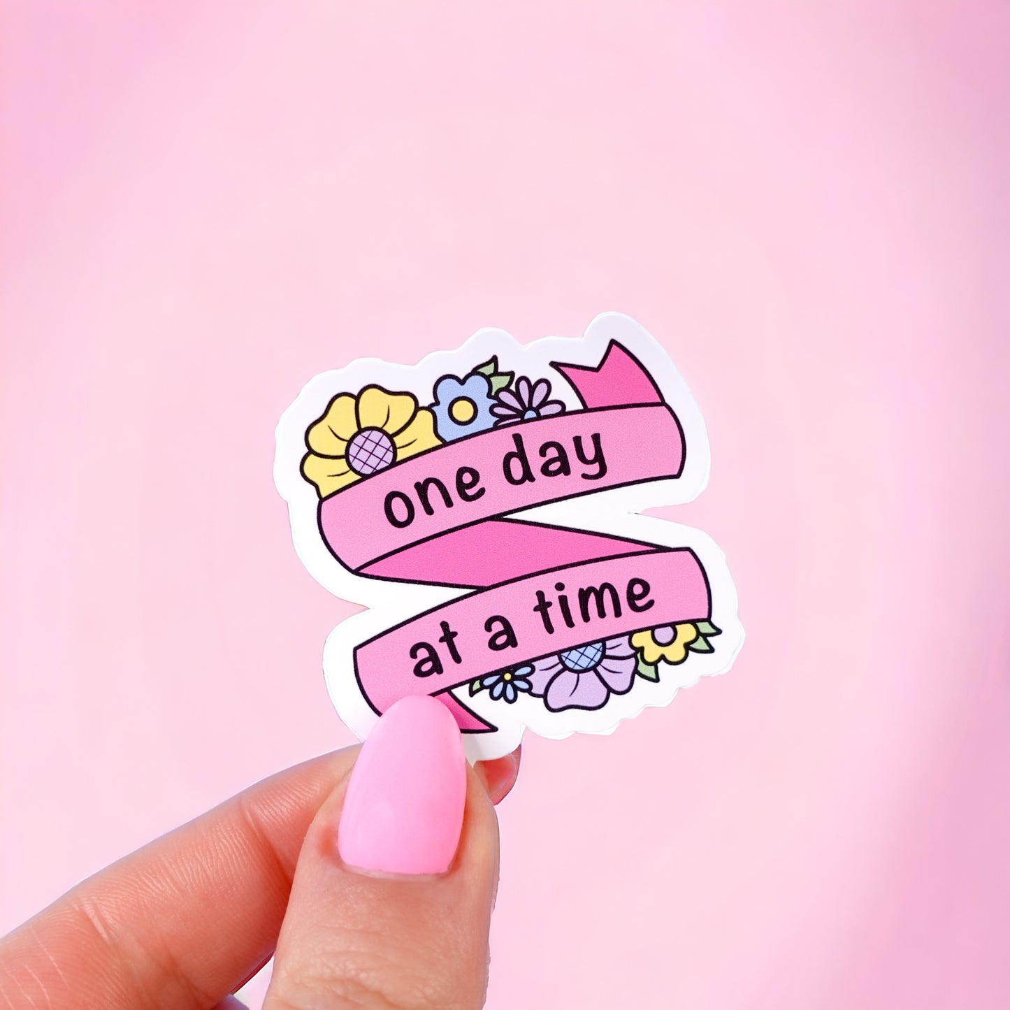 One Day at a Time Sticker