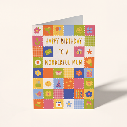 Wonderful Mum Birthday Card