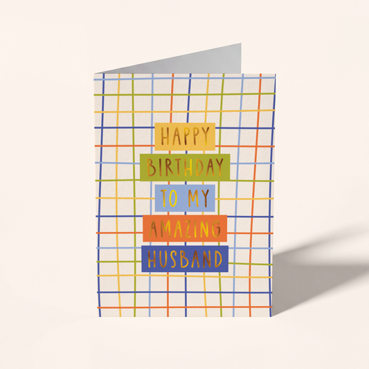 Amazing Husband Birthday Card