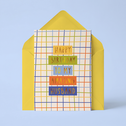 Amazing Husband Birthday Card