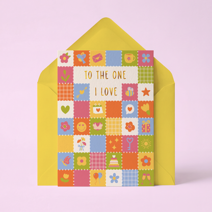 To The One I Love Card