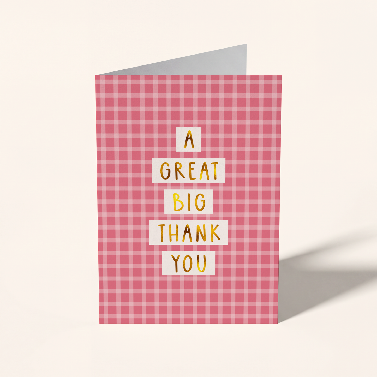 Big Thank You Card