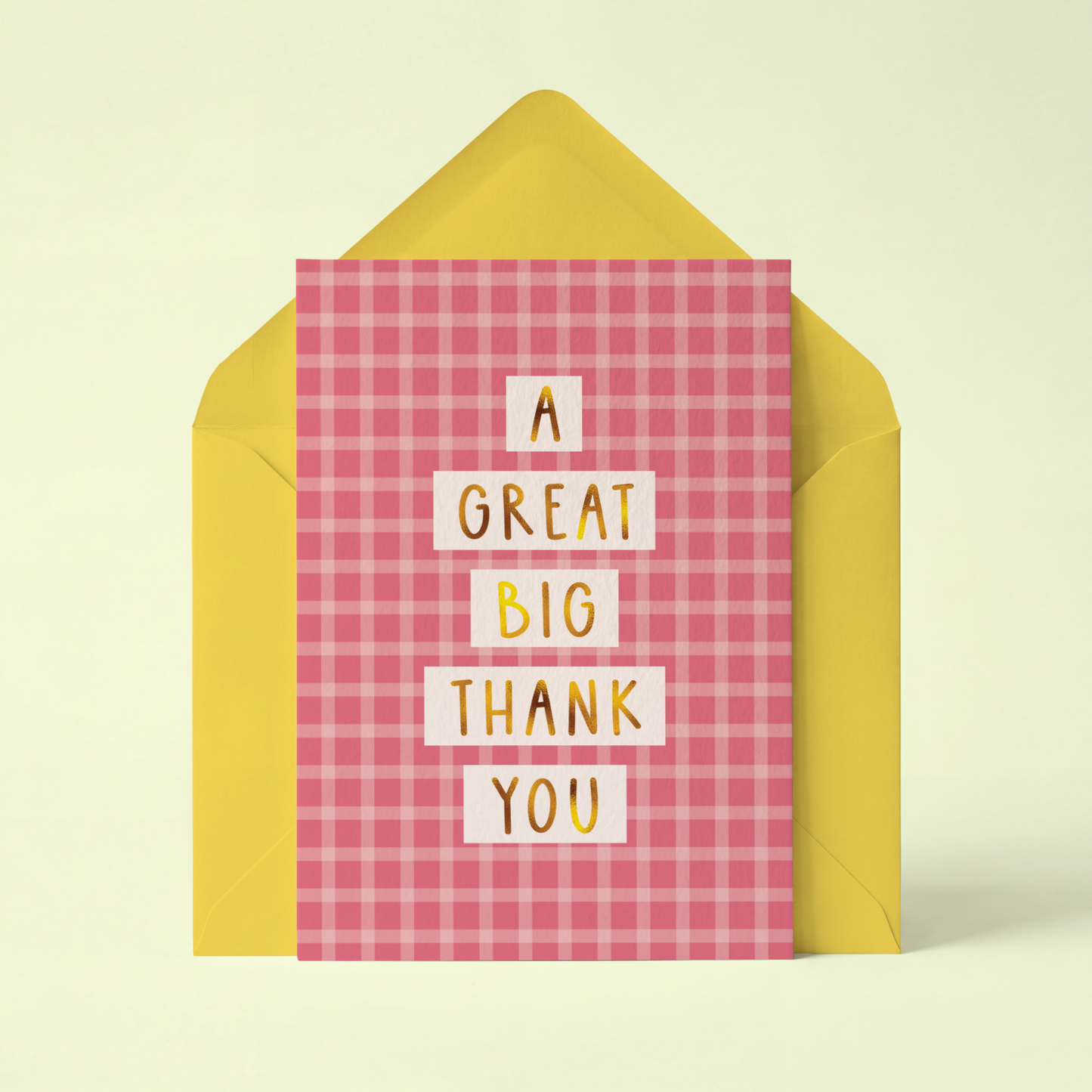 Big Thank You Card