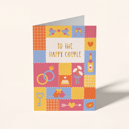 Happy Couple Wedding Card