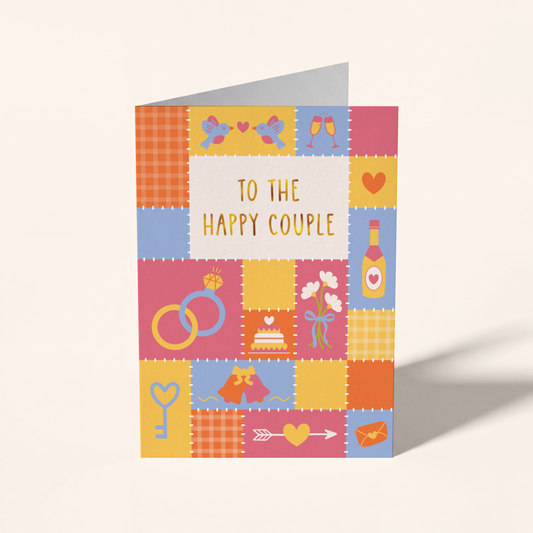 Happy Couple Wedding Card