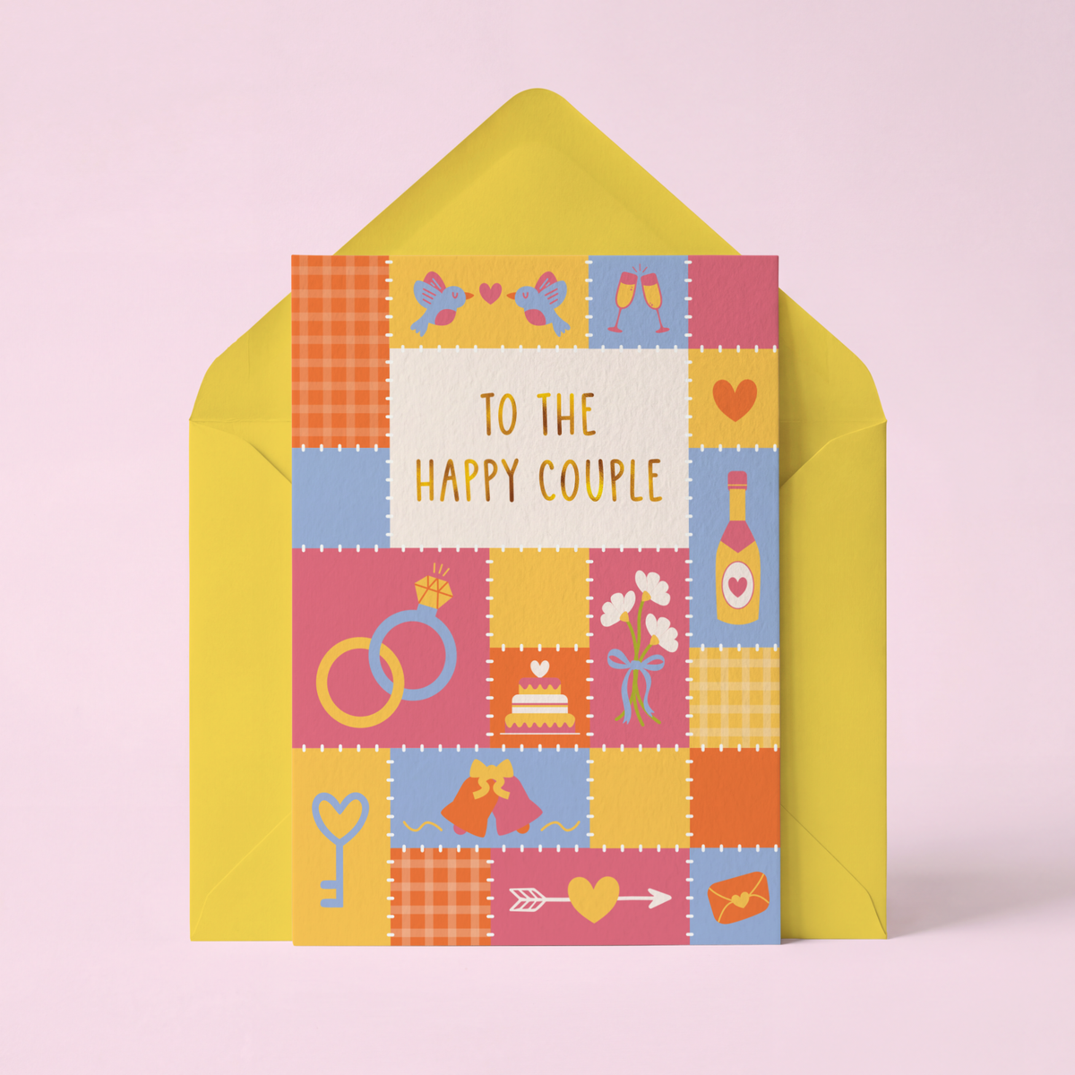 Happy Couple Wedding Card