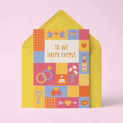 Happy Couple Wedding Card