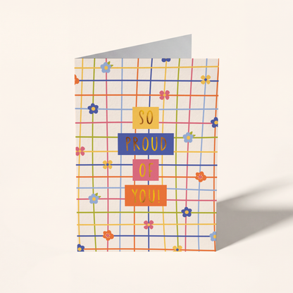 So Proud of You - Congratulations Card