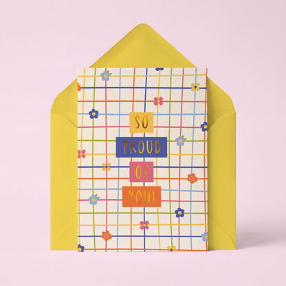 So Proud of You - Congratulations Card