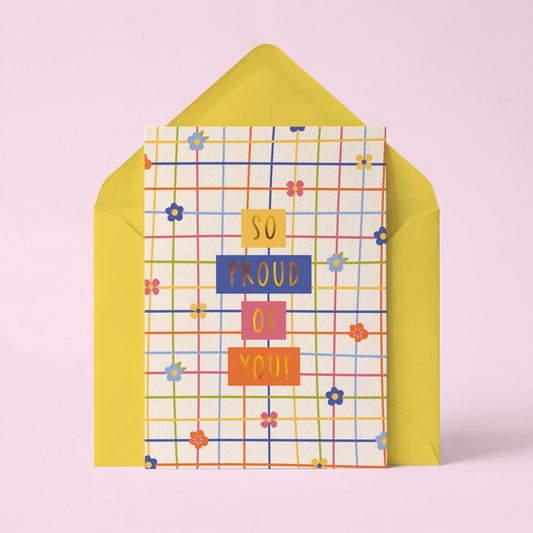So Proud of You - Congratulations Card
