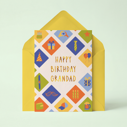 Happy Birthday Grandad Card