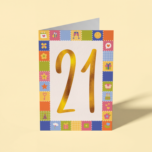 21st Birthday Card
