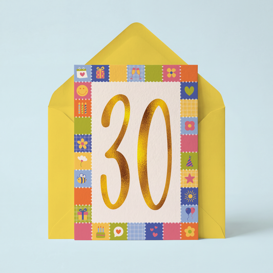 30th Birthday Card