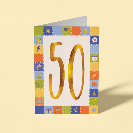 50th Birthday Card