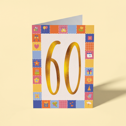 60th Birthday Card