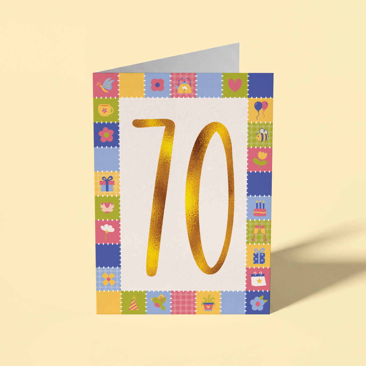 70th Birthday Card