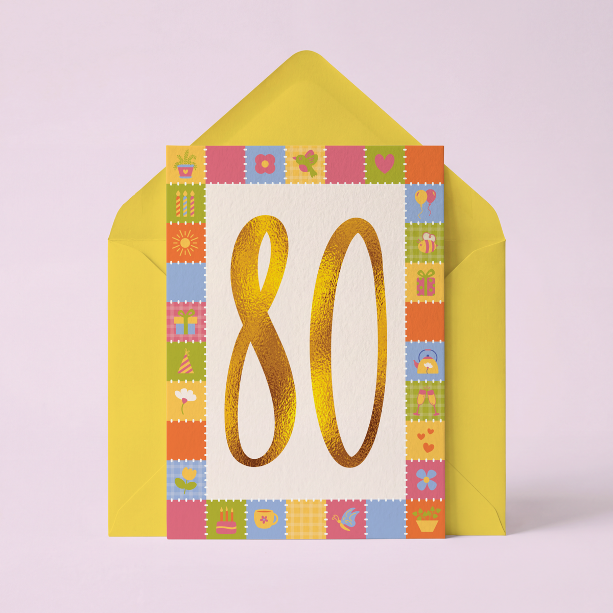 80th Birthday Card