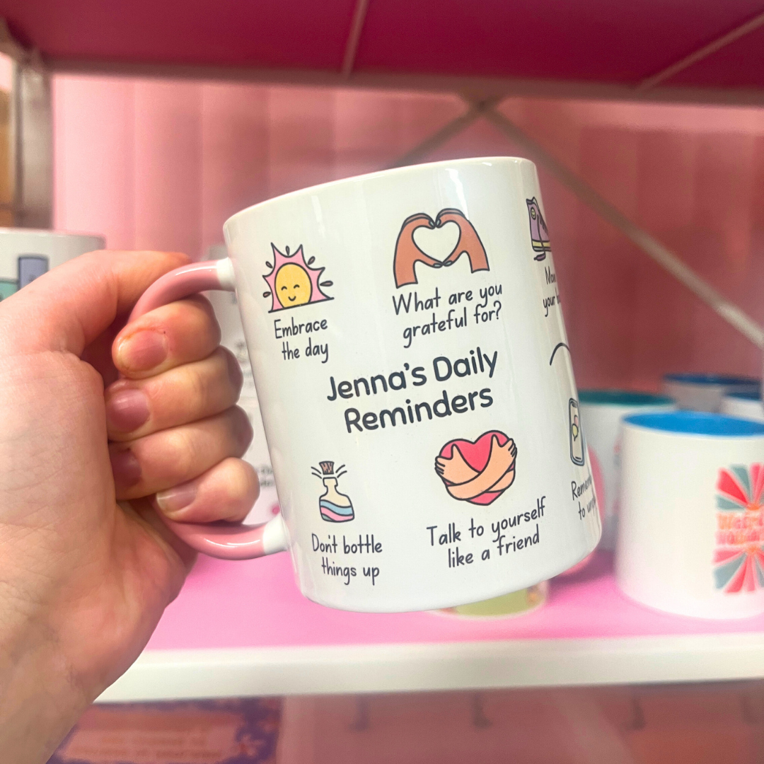 SECONDS PERSONALISED Jenna's Daily Reminders Mug