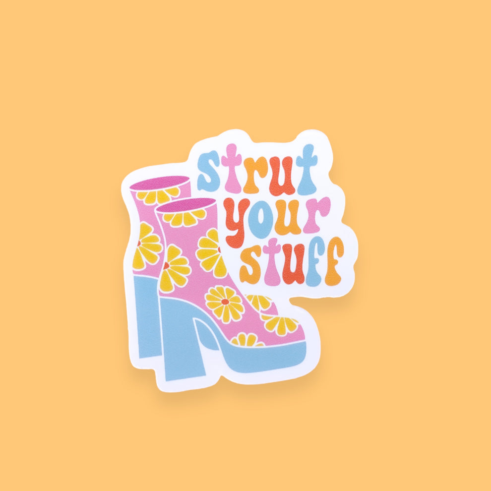 Strut Your Stuff Sticker – Sunshine Lane