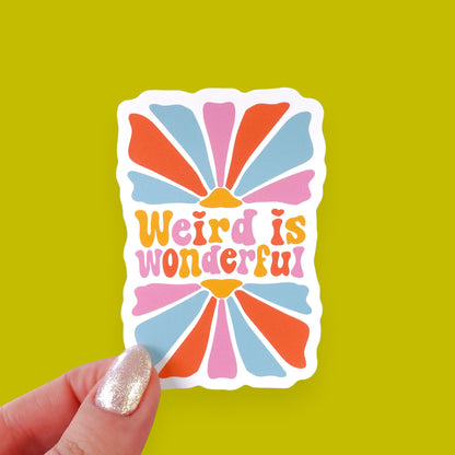 Weird is Wonderful Sticker