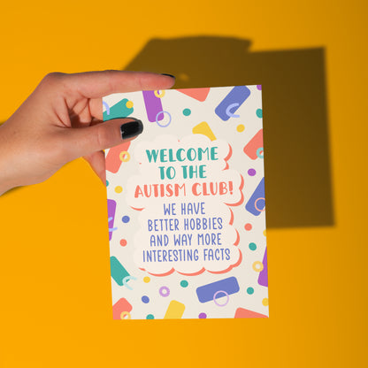 Welcome to the Autism Club Card