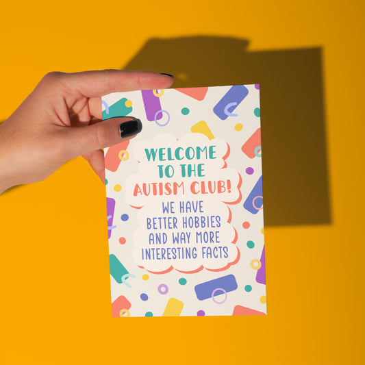 Welcome to the Autism Club Card