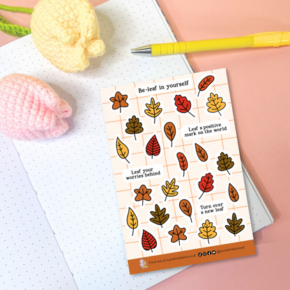 Be-Leaf In Yourself Deco Sticker Sheet