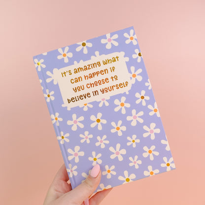 Believe in Yourself Gold Foil Dotted A5 Journal